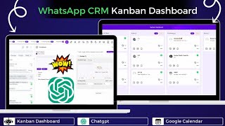 Latest Kanban CRM  WA kanban CRM extension with GPT [upl. by Nugesulo]