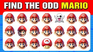 Find the ODD One Out  Super Mario Bros Edition 🍄 96 Puzzles for GENIUS  Easy Medium Hard Quiz [upl. by Paterson]