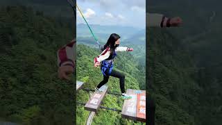 Funny And Exciting CollectionBungee Jumping With Rope In Beautiful Placefunny bungee [upl. by Nagiem250]