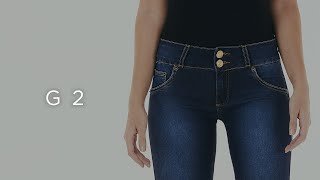 Guia Jeans  Calça Cintura Baixa  G2  Feminina [upl. by Maccarone576]