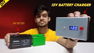 How to make 12v battery charger  DC power supply [upl. by Yasmin]