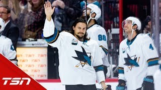 Erik Karlsson makes emotional return to Ottawa [upl. by Weibel]