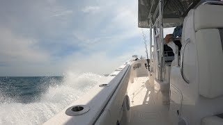 33 Invincible Catamaran Running in 35 Ft Seas [upl. by Allyn]