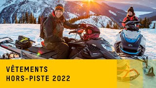 Les vêtements SkiDoo horspistes 2022 [upl. by Ahtabat367]