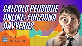 Calcolo pensione online funziona davvero [upl. by Aschim320]