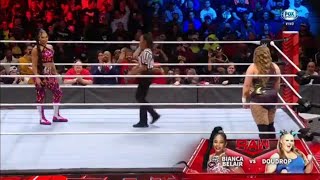 Bianca Belair Vs Doudrop  WWE Raw 13122021 En Español [upl. by Landau634]