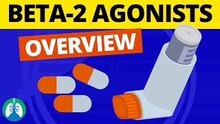 Beta2 Adrenergic Agonists Medications OVERVIEW  Bronchodilators [upl. by Fulmis]