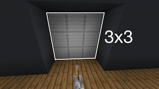 Easy 3x3 Piston Door in Minecraft Bedrock Tutorial [upl. by Armillda]