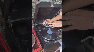 100 Year Old Antique Gramophone Music System 😱 ytshort shorts [upl. by Liba347]