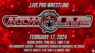 ACCW LIVE FEB 16TH 2024 [upl. by Docia]