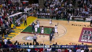 Gonzaga v UConn Final seconds [upl. by Regen39]