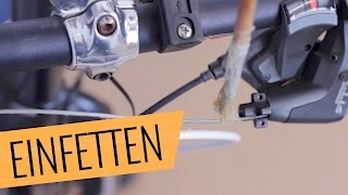 Bremszüge richtig fetten  Fahrrad aus dem Winterschlaf wecken Teil 2  Fahrradorg [upl. by Gilberte]