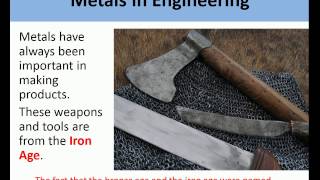 GCSE Engineering Revision 002 Types of Metals [upl. by Karla]