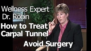 Carpal Tunnel Treatment Discussed by Dr Robin  Wellness Expert [upl. by Amy]