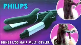 Philips Hair Straightener Multi Styler BHH81100 Unboxing and Review  Best Straightener and Curler [upl. by Tallbott964]