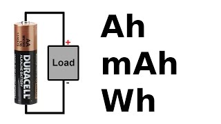 🔋 Battery amphour watthour and C rating tutorial [upl. by Leirbaj]