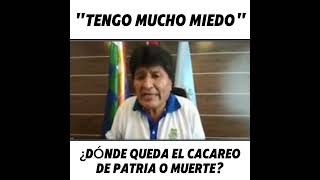 Evo Morales Tengo mucho miedo [upl. by Nevla]