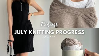 Knitting Podcast Ep 11  My Dress Knitting era and other knits [upl. by Idoj]