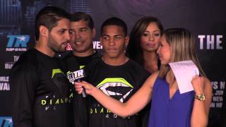 Verdejo vs Najera OnStage Interviews at the Weighins [upl. by Etna]