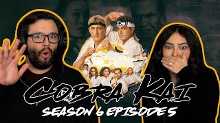 Cobra Kai Season 6 Ep 5 First Time Watching TV Reaction [upl. by Adabel]