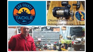 Okuma Convector CN20 line counter fishing reel how to take apart and service [upl. by Barrett]