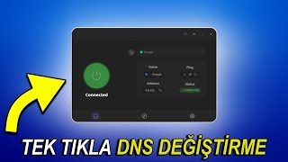 Tek Tık İle DNS Değiştirmek Çok KOLAY [upl. by Zobe]