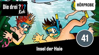 Die drei  Kids  Folge 41 Insel der Haie  Hörprobe zum Hörspiel [upl. by Morvin]