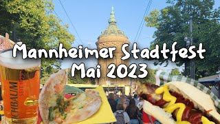 Mannheimer Stadtfest 2023  Exchange Student at Mannheim University 🇩🇪 [upl. by Corene]