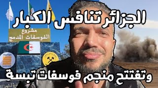 الجزائر تنافس الكبار في انتاج الفوسفات عبر افتتاح منجم تبسة 🇩🇿 Phosphate Algérie Mine de Tebessa [upl. by Aynotal]