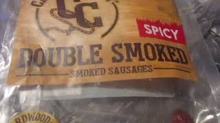 Cattlemans Cut Double Smoked Spicy Smoked Sausages cattlemanscut doublesmoked smokedsausage [upl. by Maggee217]