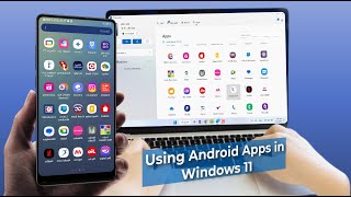 How to Use Android Apps in Windows 11 Using Phone Link App [upl. by Eidnarb]