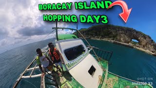 BORACAY ISLAND HOPPING ADVENTURE DAY3 [upl. by Sairahcaz75]