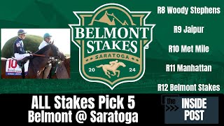 Loaded Graded Stakes Pick 5 Belmont  Saratoga Watch and WIN [upl. by Kaltman94]