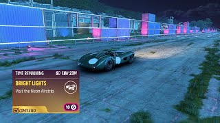 Forza Horizon 5 Daily Challenges Visit The Neon Airstrip [upl. by Newo]