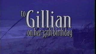 To Gillian On Her 37th Birthday Trailer [upl. by Sontag]