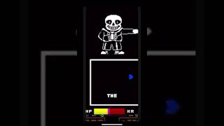 sans Boss Fight Trick undertale sans megalovania [upl. by Dickey]