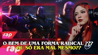 Rap do Thanos Vingadores Ultimato  EU SOU INEVITÁVEL  NERD HITS Cherry React [upl. by Ahsekad]