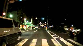 CELLSTAR DvrGALUDA CSD260 夜間、録画した動画 [upl. by Nari]