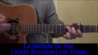 La ballade de Jim Alain Souchon reprise guitare voix 1985 [upl. by Guerra]