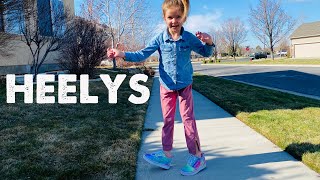 TRYING HEELYS FOR THE FIRST TIME  RIDING HEELYS THROUGH COSTCO [upl. by Shaer]