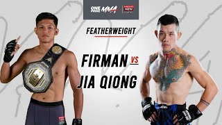 FIRMAN MUHARRAM VS JIA QIONG  FULL FIGHT ONE PRIDE MMA 79 KING SIZE NEW 4 BALI [upl. by Pardoes]