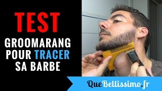 Groomarang  Pochoir  Gabarit pour Tracer les Contours de sa Barbe [upl. by Grayson]