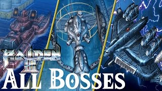 Raiden III  All Bosses [upl. by Lali785]