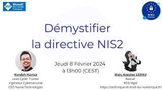 Démystifier la directive NIS2 [upl. by Cordy]