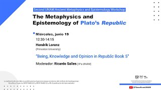 Taller Metafísica Antigua y Epistemología • Hendrik Lorenz [upl. by Llerehc]