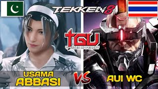 Usama Abbasi Jun Vs Aui Wc Jack8  TWT 2024  TGU 2024  Tekken 8  Jan Ali Gaming [upl. by Aroon]