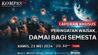 FULL Indahnya Momen Magis Pelepasan Lampion Perayaan Waisak 2024 di Candi Borobudur [upl. by Macilroy]