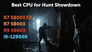 Best CPU for Hunt Showndown R7 5800X3D vs R7 5800X vs R9 5900X vs i912900K [upl. by Charlie124]