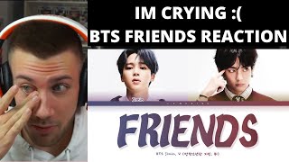 THATS BEAUTIFUL 😢  BTS MOTS 7  JIMIN V  FRIENDS  Reaction [upl. by Alyehc]