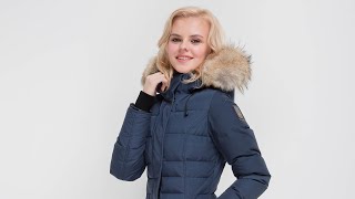 Belleville Long Parka Navy  Womens Winter Coat  Arctic Bay  Made in Canada 2018 [upl. by Yaral332]